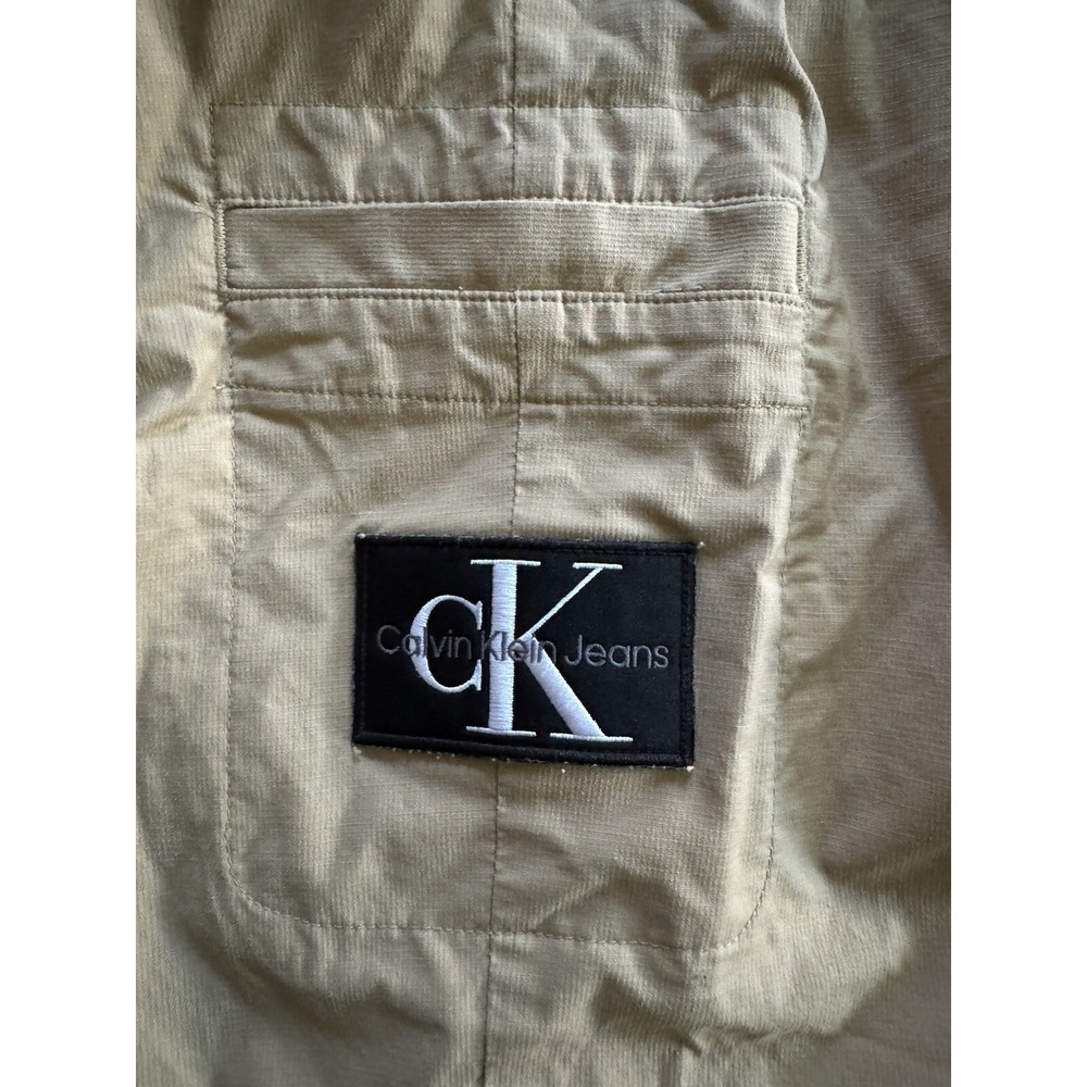 Calvin Klein Ripstop Taper Chino Hose Pants Men's Size Large Tan - Picture 4 of 8